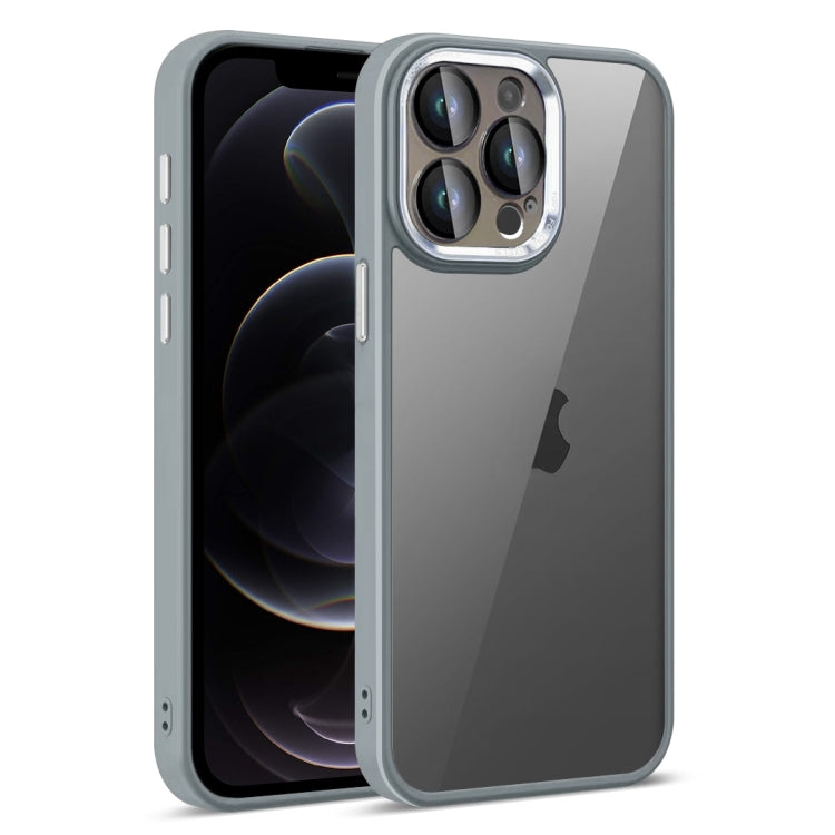 For iPhone 12 Pro Colorful Armor Lens Film Translucent Phone Case