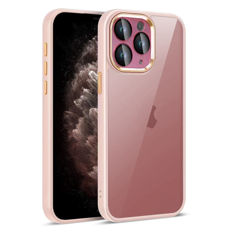 For iPhone 11 Pro Max Colorful Armor Lens Film Translucent Phone Case