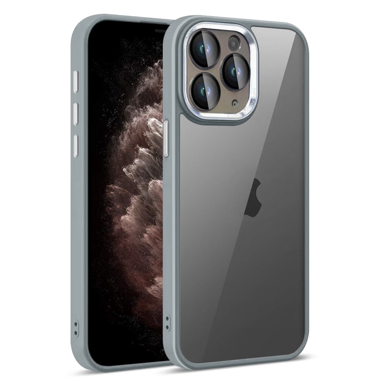 For iPhone 11 Pro Max Colorful Armor Lens Film Translucent Phone Case