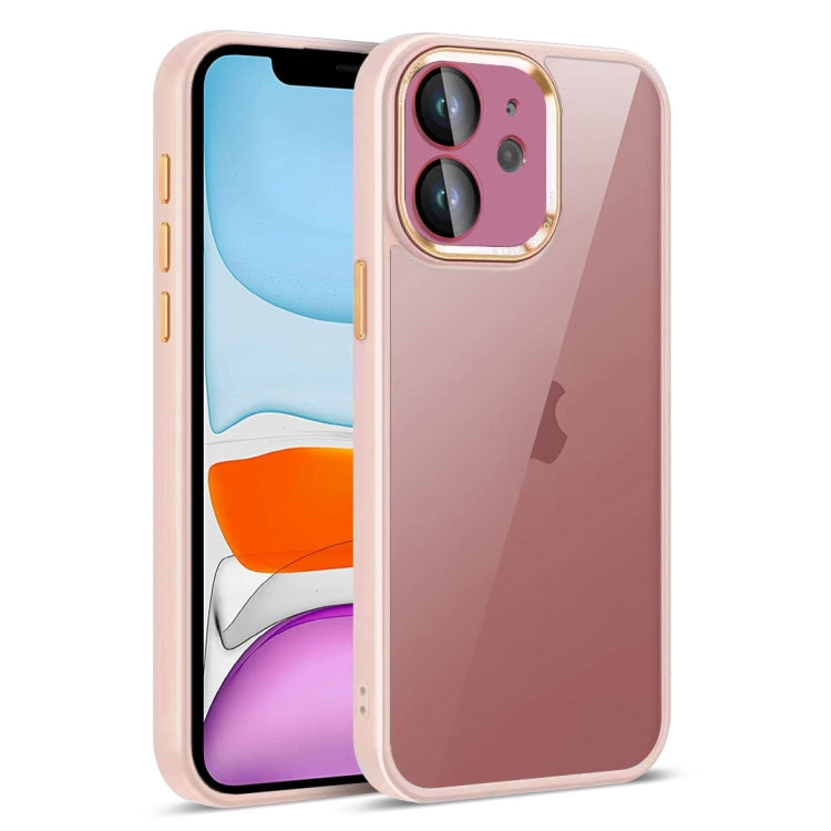 For iPhone 11 Colorful Armor Lens Film Translucent Phone Case