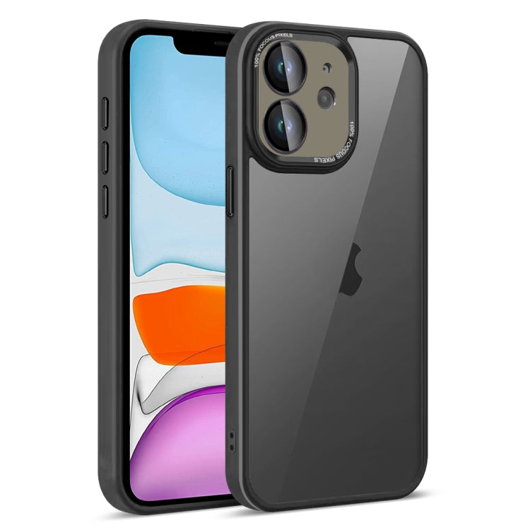 For iPhone 11 Colorful Armor Lens Film Translucent Phone Case