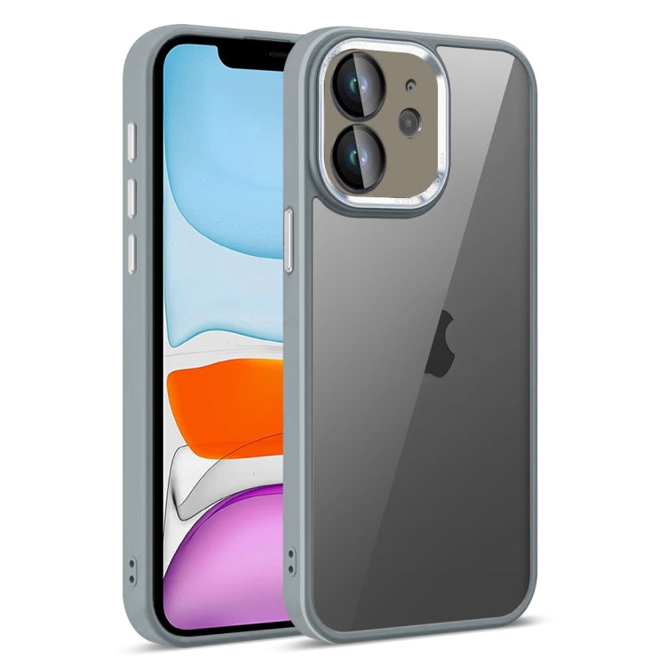 For iPhone 11 Colorful Armor Lens Film Translucent Phone Case