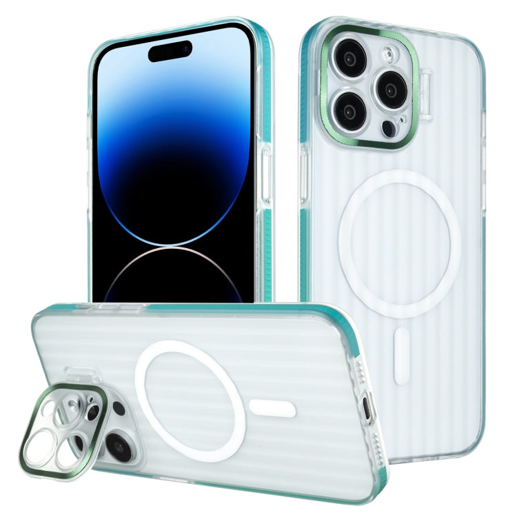 For iPhone 14 Pro Color Edge Lens Holder MagSafe Magnetic Phone Case
