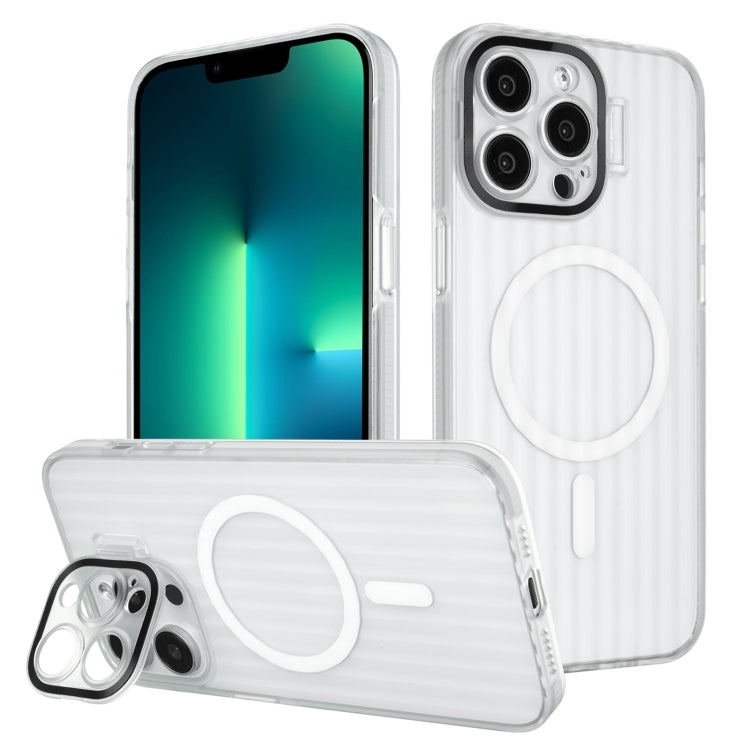 For iPhone 13 Pro Max Color Edge Lens Holder MagSafe Magnetic Phone Case