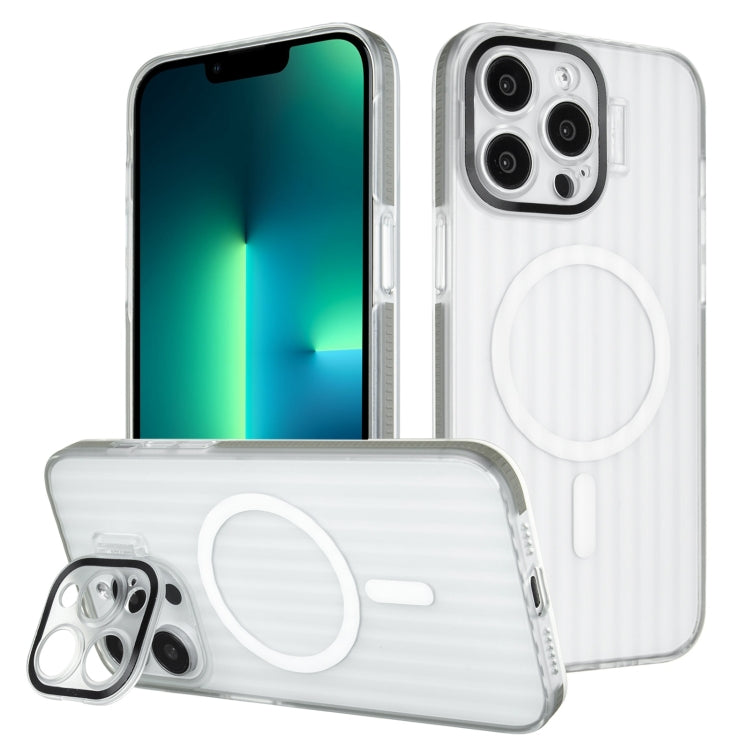 For iPhone 13 Pro Max Color Edge Lens Holder MagSafe Magnetic Phone Case