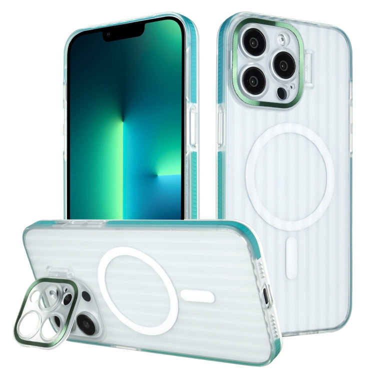 For iPhone 13 Pro Color Edge Lens Holder MagSafe Magnetic Phone Case
