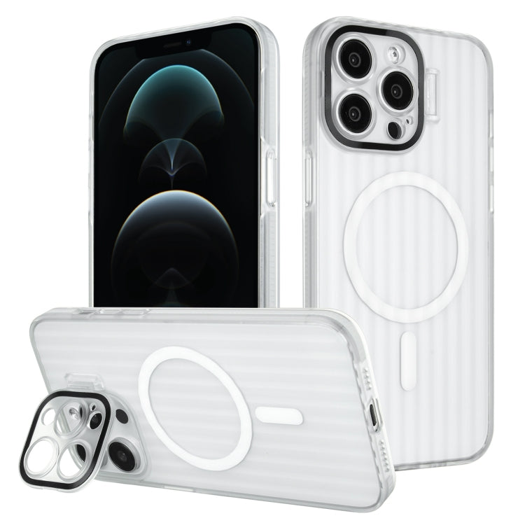 For iPhone 12 Pro Max Color Edge Lens Holder MagSafe Magnetic Phone Case