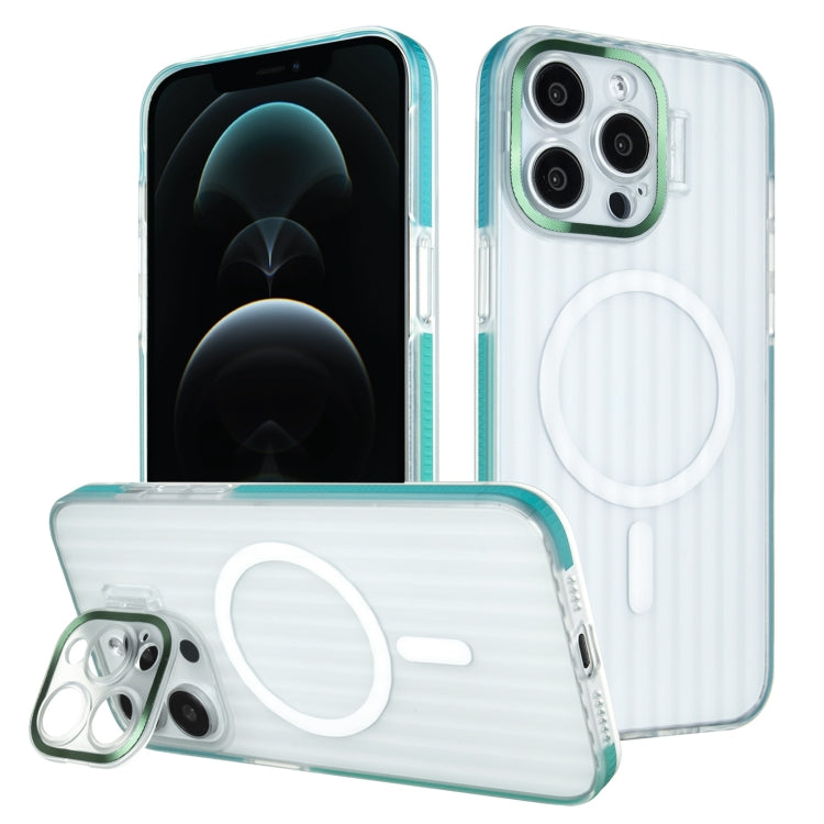 For iPhone 12 Pro Color Edge Lens Holder MagSafe Magnetic Phone Case