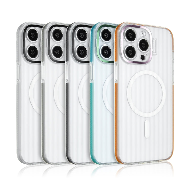 For iPhone 13 Pro Color Edge Lens Holder MagSafe Magnetic Phone Case