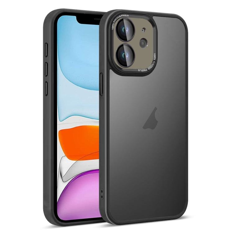 For iPhone 11 Colorful Armor Lens Film Translucent Skin Feel Phone Case