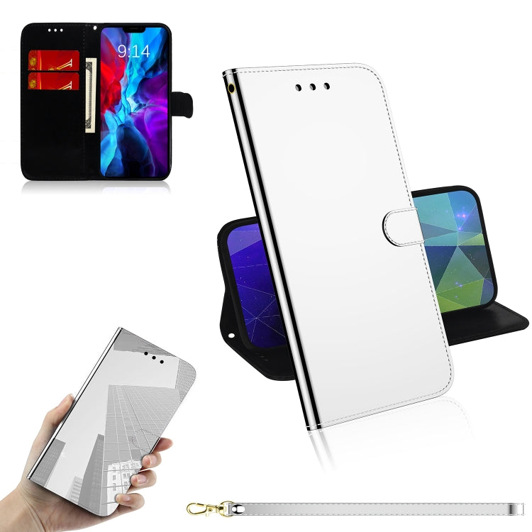 For iPhone 12 mini Imitated Mirror Surface Horizontal Flip Leather Case with Holder & Card Slots & Wallet & Lanyard
