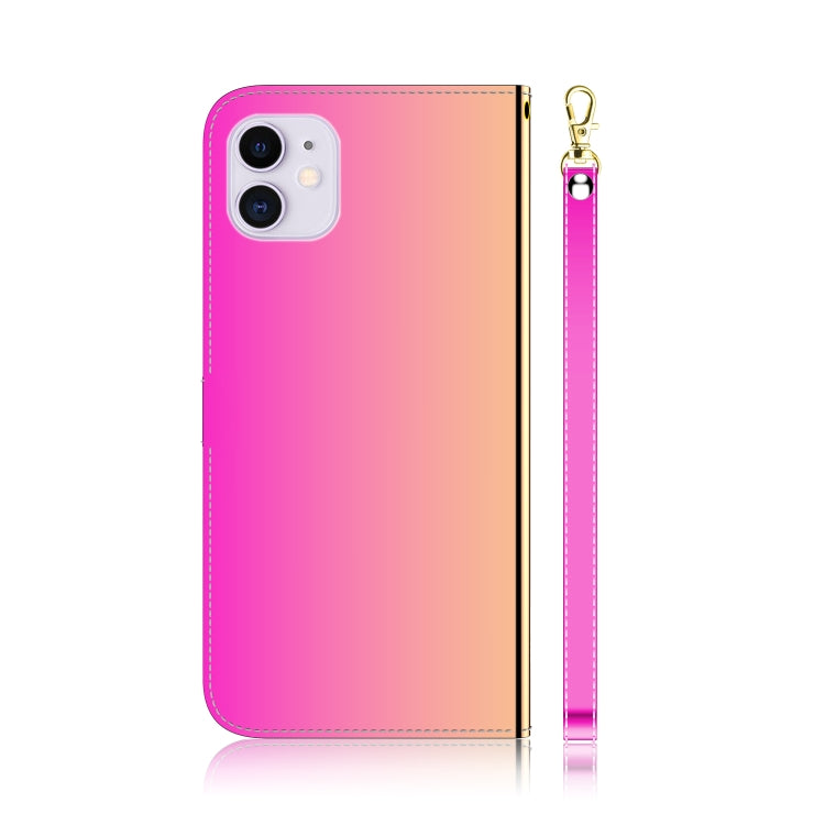 For iPhone 12 mini Imitated Mirror Surface Horizontal Flip Leather Case with Holder & Card Slots & Wallet & Lanyard