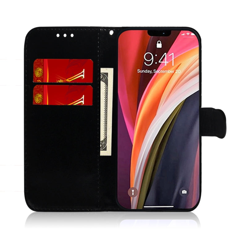 For iPhone 12 Pro Max Imitated Mirror Surface Horizontal Flip Leather Case with Holder & Card Slots & Wallet & Lanyard