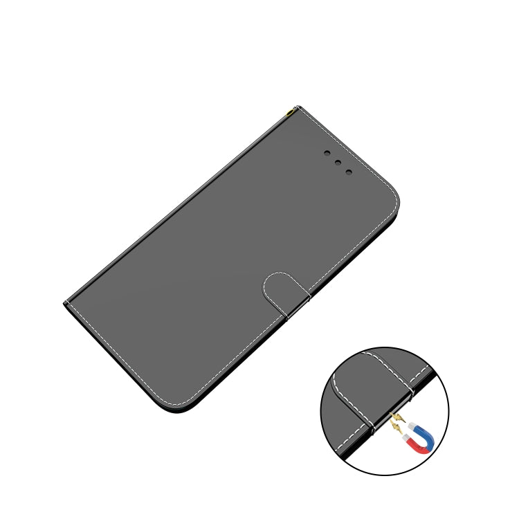 For Xiaomi Redmi 9A Imitated Mirror Surface Horizontal Flip Leather Case with Holder & Card Slots & Wallet & Lanyard
