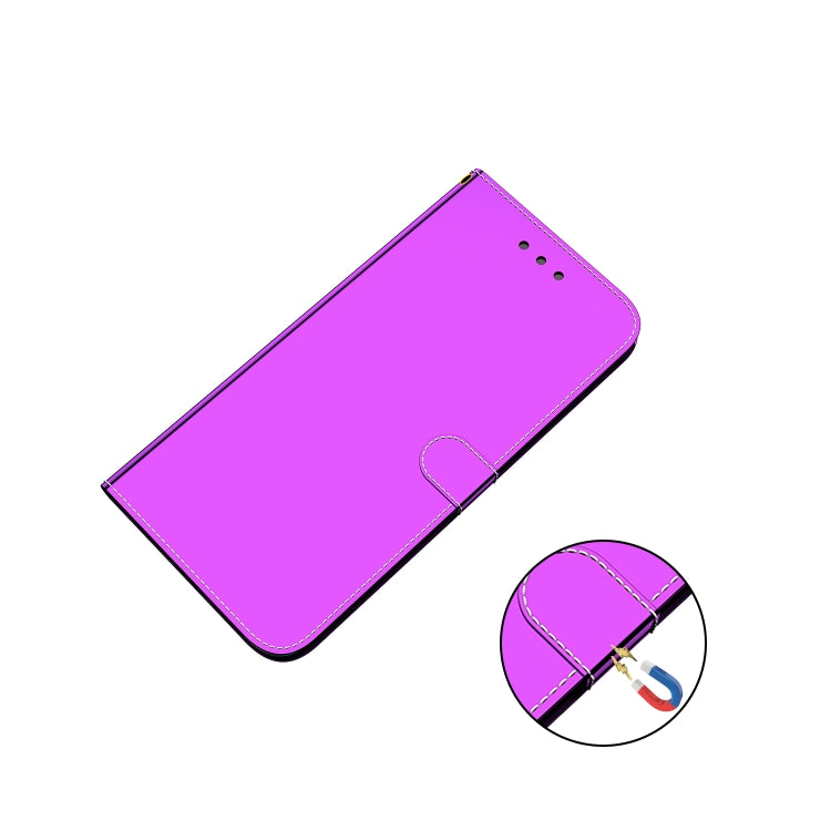 For Xiaomi Redmi 9A Imitated Mirror Surface Horizontal Flip Leather Case with Holder & Card Slots & Wallet & Lanyard