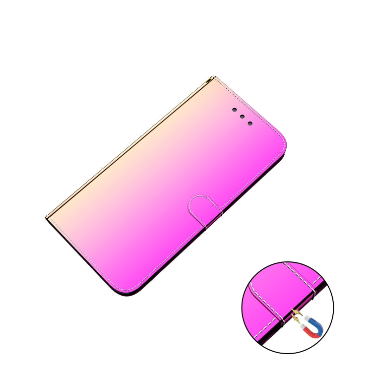 For Xiaomi Redmi 9C Imitated Mirror Surface Horizontal Flip Leather Case with Holder & Card Slots & Wallet & Lanyard