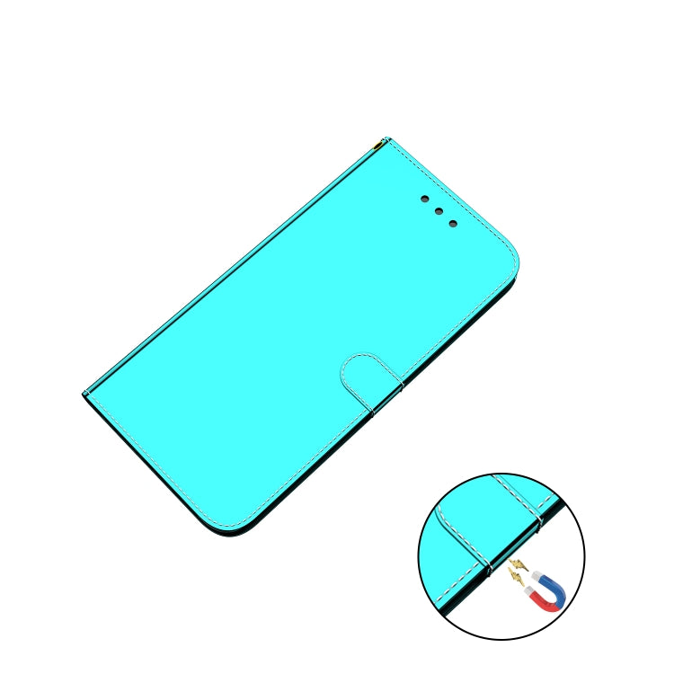 For Xiaomi Redmi 9C Imitated Mirror Surface Horizontal Flip Leather Case with Holder & Card Slots & Wallet & Lanyard
