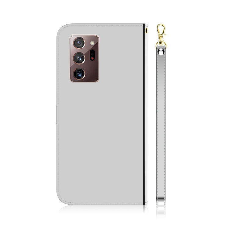 For Samsung Galaxy Note20 Ultra Imitated Mirror Surface Horizontal Flip Leather Case with Holder & Card Slots & Wallet & Lanyard