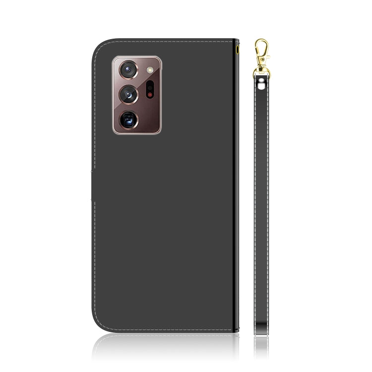 For Samsung Galaxy Note20 Ultra Imitated Mirror Surface Horizontal Flip Leather Case with Holder & Card Slots & Wallet & Lanyard
