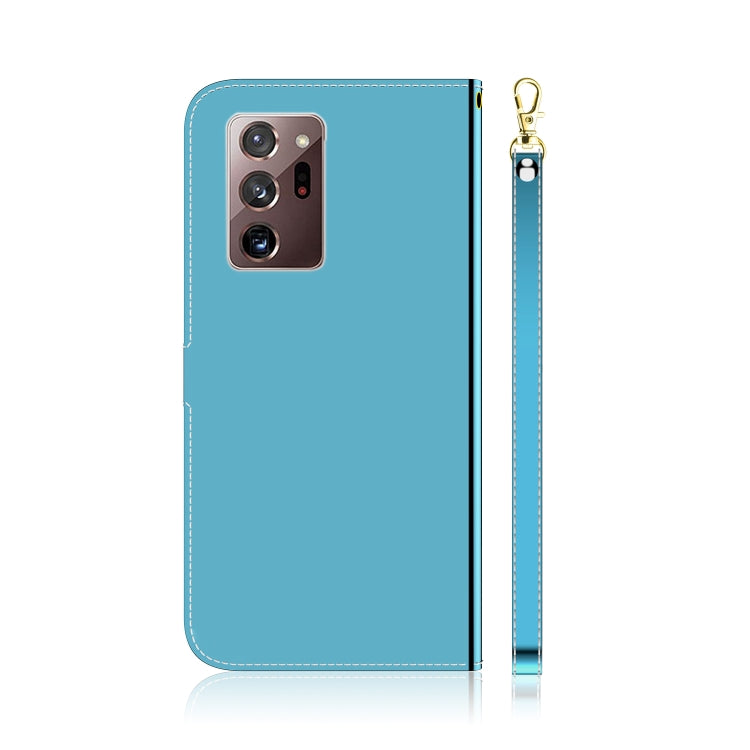 For Samsung Galaxy Note20 Ultra Imitated Mirror Surface Horizontal Flip Leather Case with Holder & Card Slots & Wallet & Lanyard