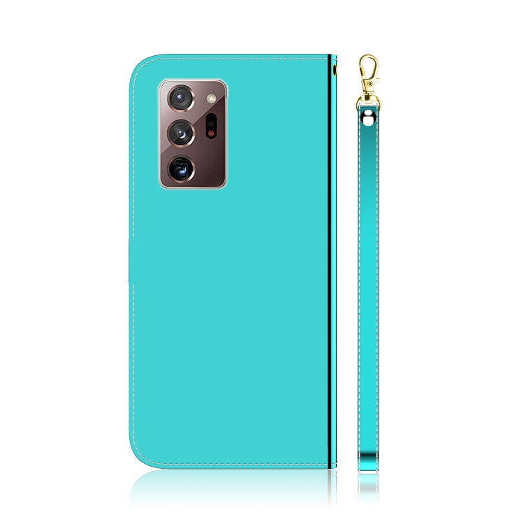 For Samsung Galaxy Note20 Ultra Imitated Mirror Surface Horizontal Flip Leather Case with Holder & Card Slots & Wallet & Lanyard