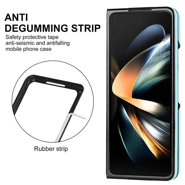 For Samsung Galaxy Z Fold6 V-shaped Folding Phone Case with Rotating Ring