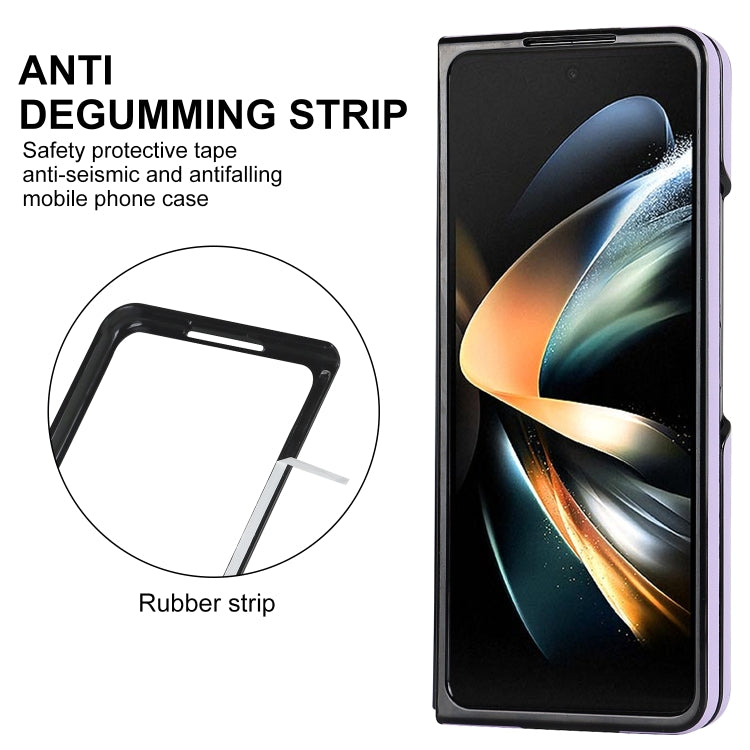 For Samsung Galaxy Z Fold6 V-shaped Folding Phone Case with Rotating Ring