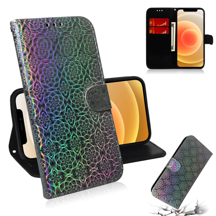 For iPhone 12 mini Solid Color Colorful Magnetic Buckle Horizontal Flip PU Leather Case with Holder & Card Slots & Wallet & Lanyard