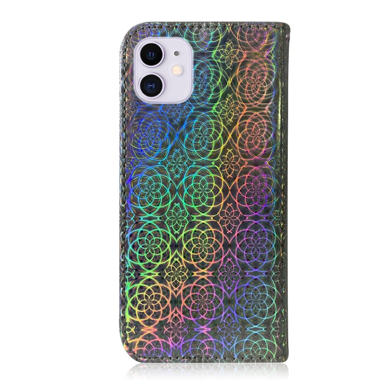 For iPhone 12 mini Solid Color Colorful Magnetic Buckle Horizontal Flip PU Leather Case with Holder & Card Slots & Wallet & Lanyard