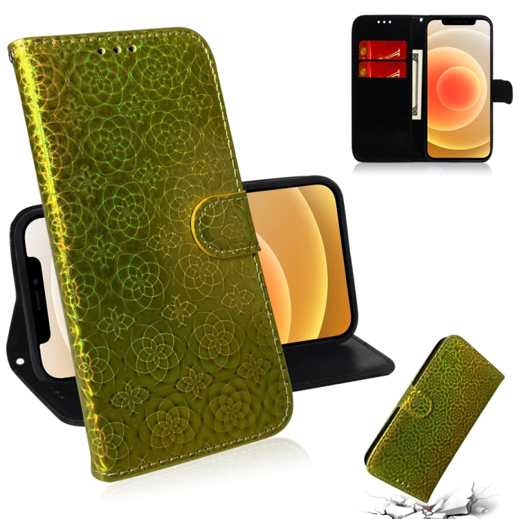 For iPhone 12 mini Solid Color Colorful Magnetic Buckle Horizontal Flip PU Leather Case with Holder & Card Slots & Wallet & Lanyard