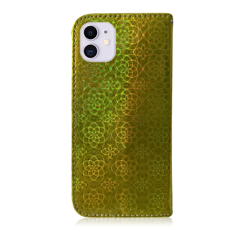 For iPhone 12 mini Solid Color Colorful Magnetic Buckle Horizontal Flip PU Leather Case with Holder & Card Slots & Wallet & Lanyard
