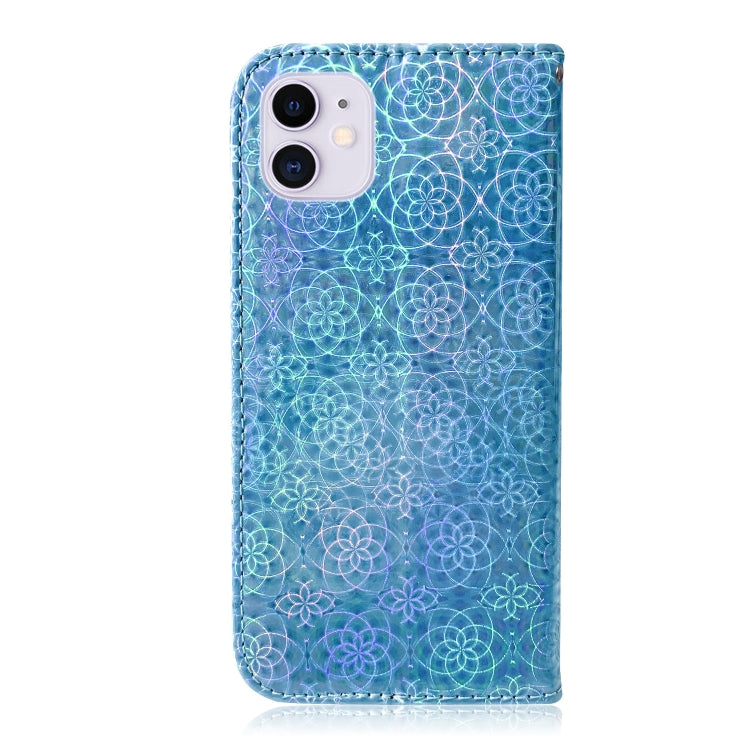 For iPhone 12 mini Solid Color Colorful Magnetic Buckle Horizontal Flip PU Leather Case with Holder & Card Slots & Wallet & Lanyard