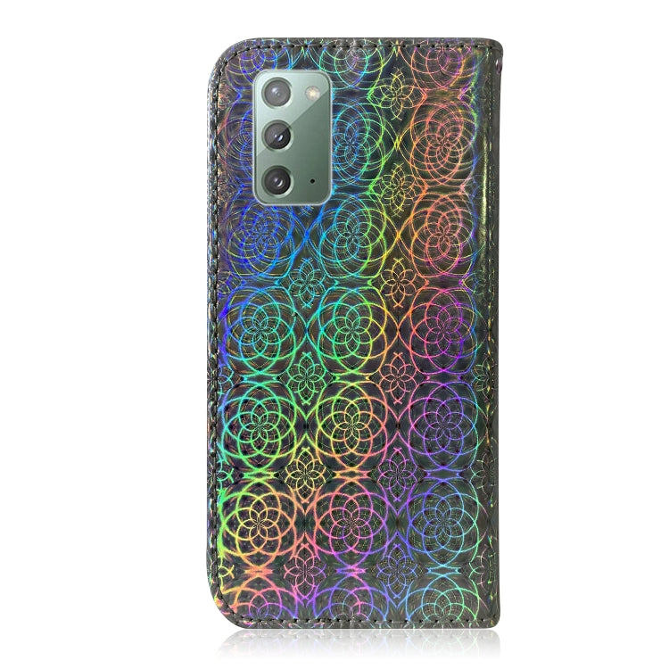 For Samsung Galaxy Note20 Solid Color Colorful Magnetic Buckle Horizontal Flip PU Leather Case with Holder & Card Slots & Wallet & Lanyard