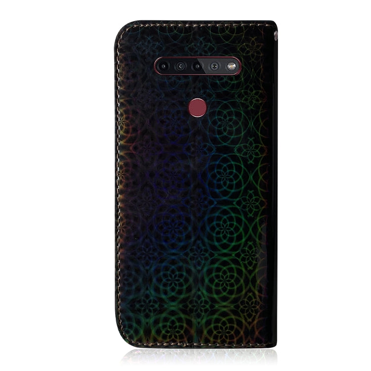 For LG K41S Solid Color Colorful Magnetic Buckle Horizontal Flip PU Leather Case with Holder & Card Slots & Wallet & Lanyard