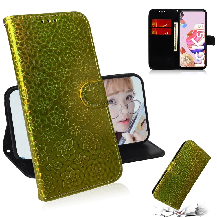 For LG K41S Solid Color Colorful Magnetic Buckle Horizontal Flip PU Leather Case with Holder & Card Slots & Wallet & Lanyard