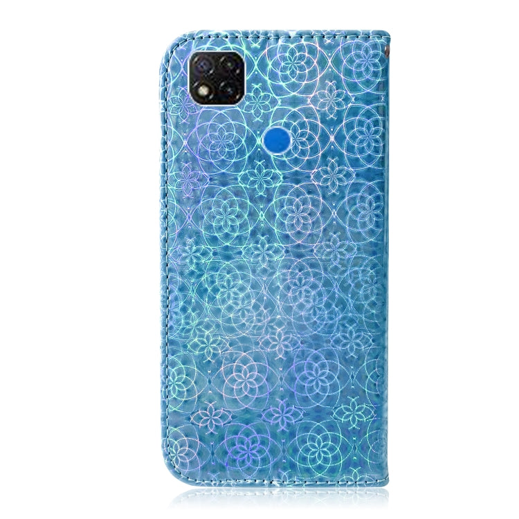 For Xiaomi Redmi 9C Solid Color Colorful Magnetic Buckle Horizontal Flip PU Leather Case with Holder & Card Slots & Wallet & Lanyard