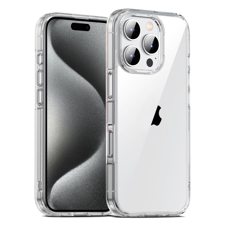 For iPhone 15 Pro PC Hybrid TPU Full Coverage Shockproof Phone Case