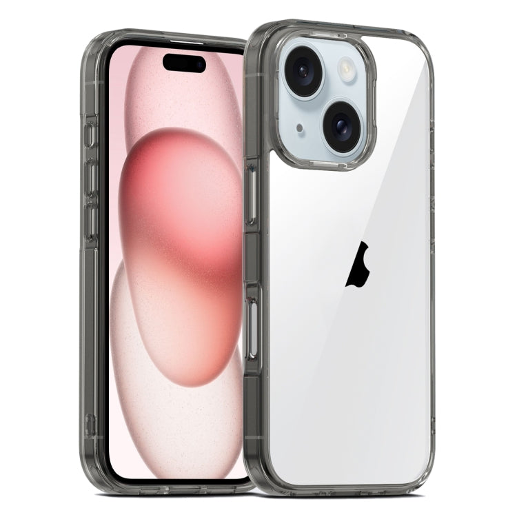 For iPhone 15 PC Hybrid TPU Full Coverage Shockproof Phone Case