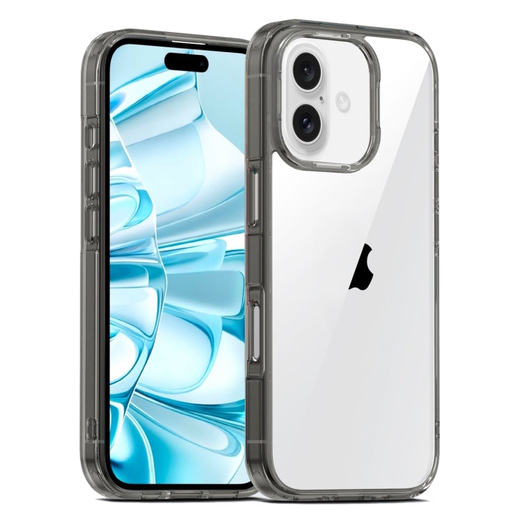 For iPhone 16 PC Hybrid TPU Full Coverage Shockproof Phone Case