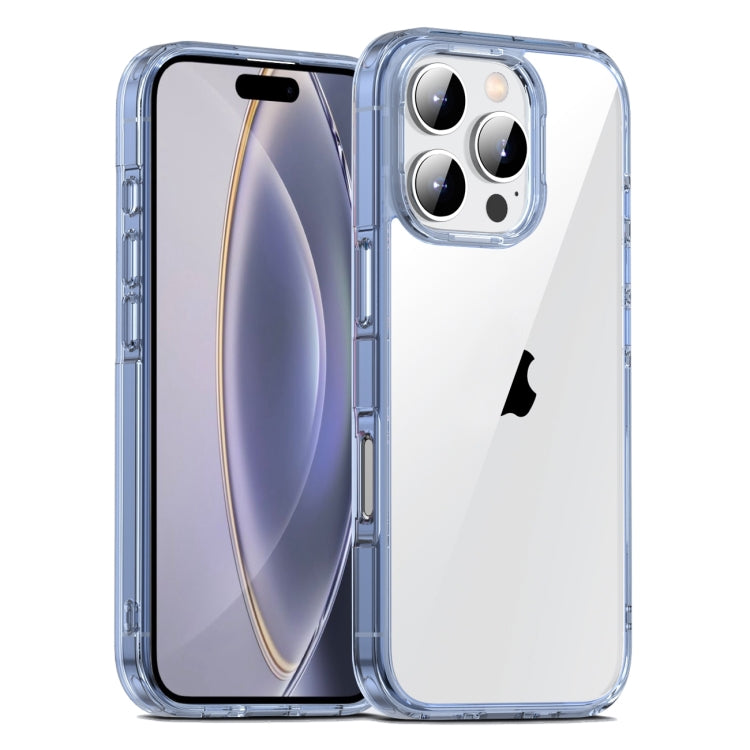 For iPhone 16 Pro PC Hybrid TPU Full Coverage Shockproof Phone Case