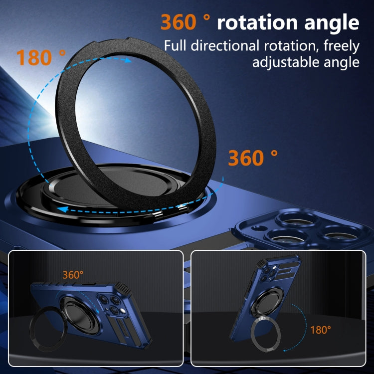 For iPhone 11 Pro Max Rotating Magnetic Holder Phone Case