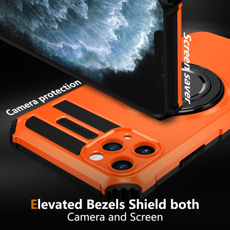 For iPhone 11 Pro Max Rotating Magnetic Holder Phone Case