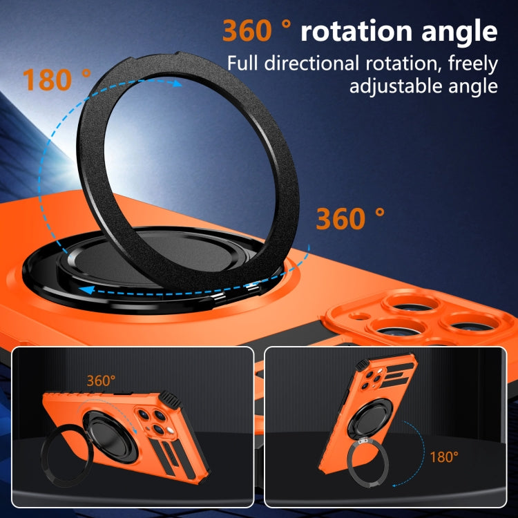For iPhone 11 Pro Max Rotating Magnetic Holder Phone Case