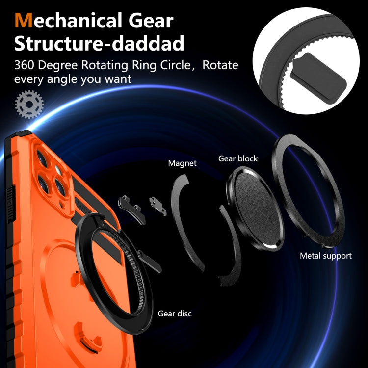 For iPhone 11 Pro Max Rotating Magnetic Holder Phone Case