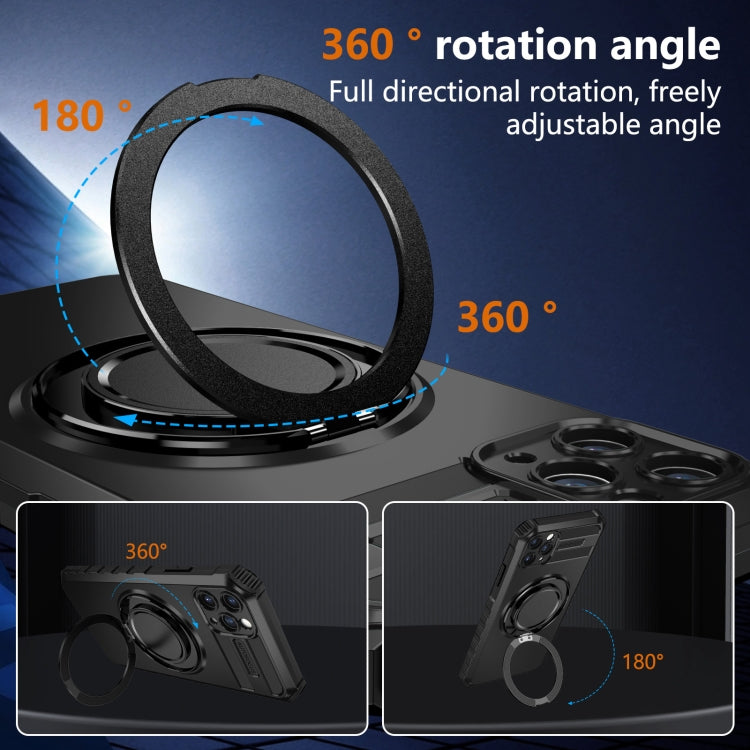 For iPhone 11 Pro Max Rotating Magnetic Holder Phone Case