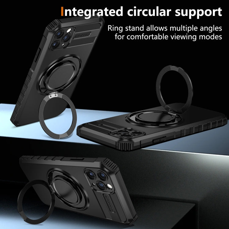 For iPhone 11 Pro Max Rotating Magnetic Holder Phone Case