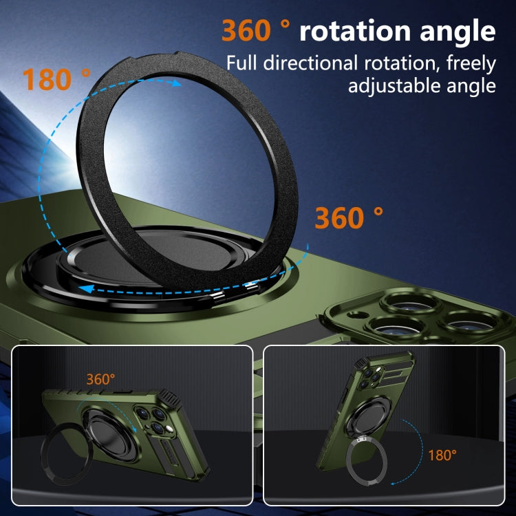 For iPhone 11 Pro Max Rotating Magnetic Holder Phone Case