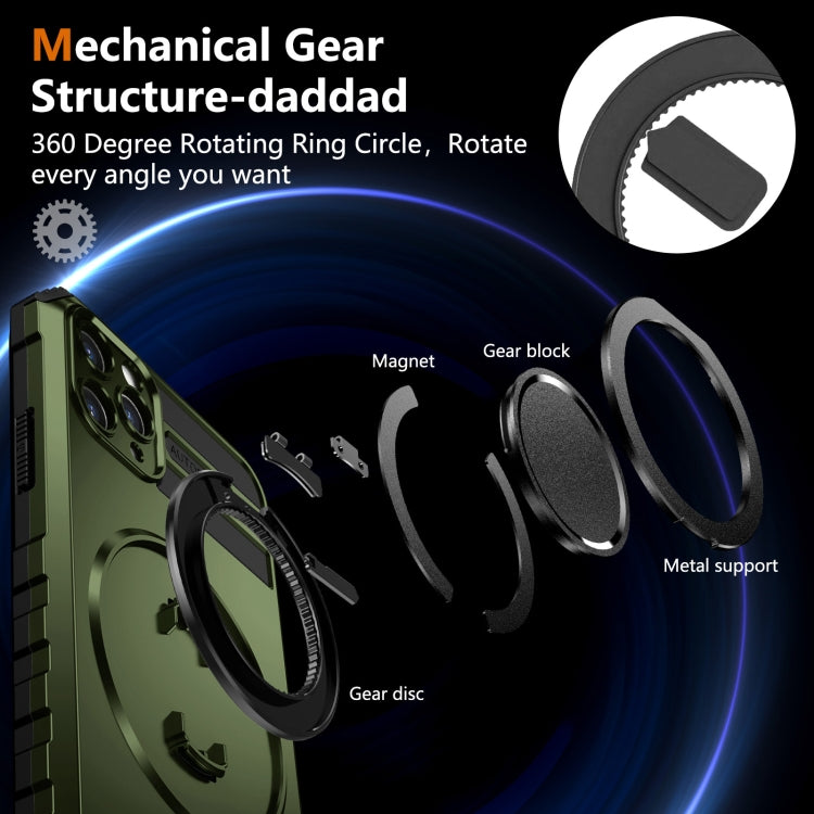 For iPhone 11 Pro Max Rotating Magnetic Holder Phone Case