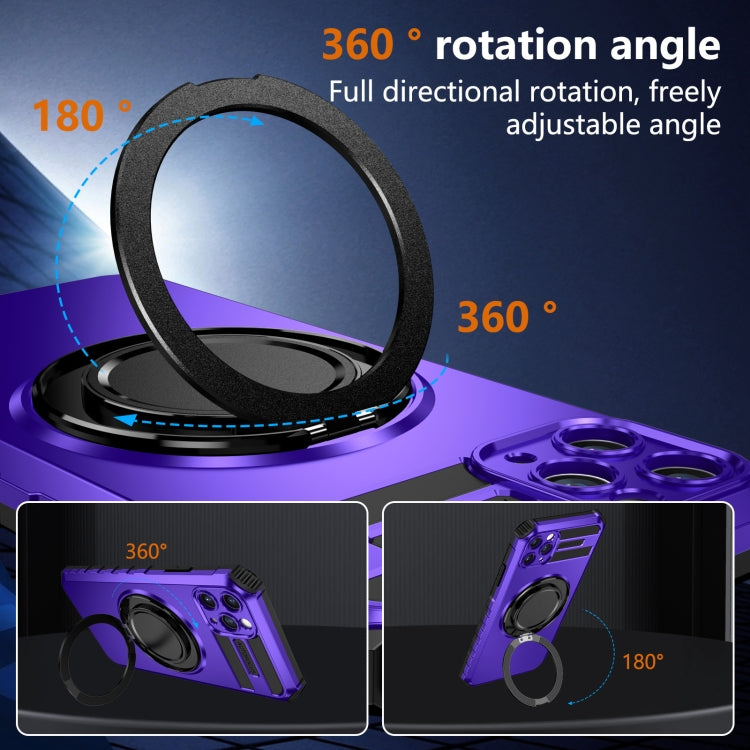 For iPhone 11 Pro Max Rotating Magnetic Holder Phone Case