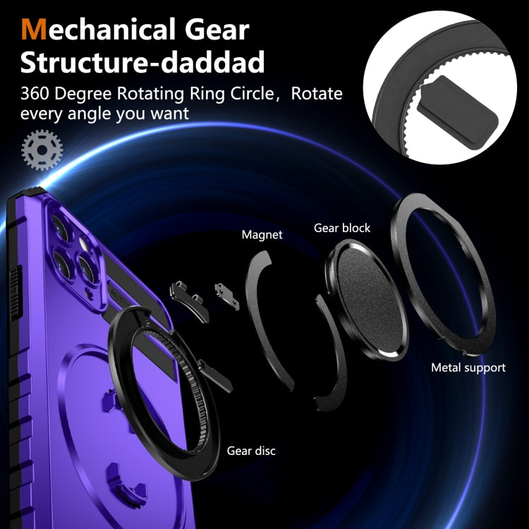 For iPhone 11 Pro Max Rotating Magnetic Holder Phone Case